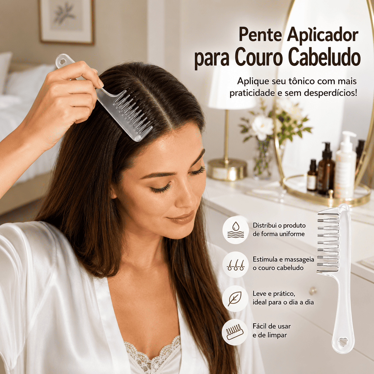 Aplicador Inteligente para Couro Cabeludo