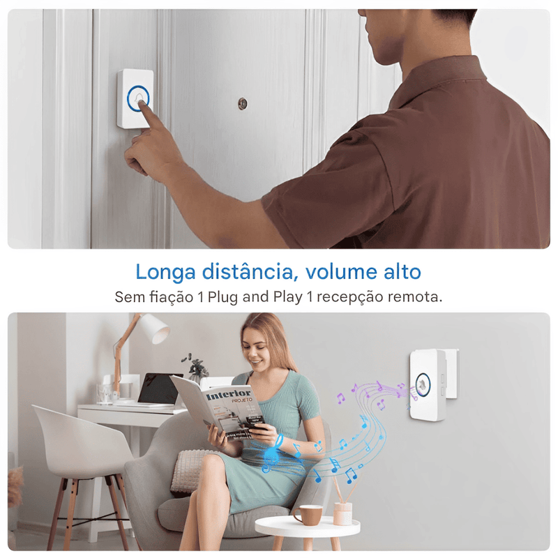Campainha SmartBell 60X – Sem Fio