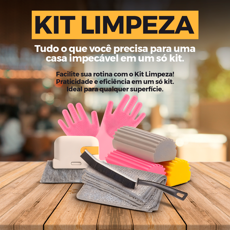 Kit de Limpeza Brilho Fácil – Solução Completa para Sua Casa