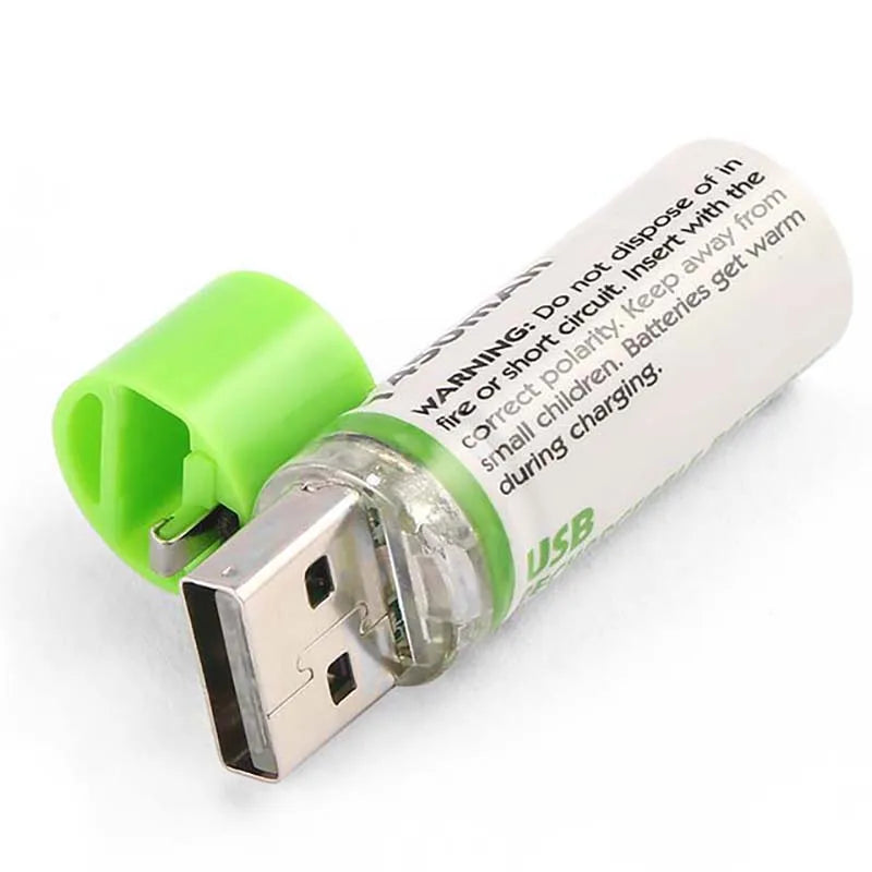 Pilha USB Recarregável de Longa Duração