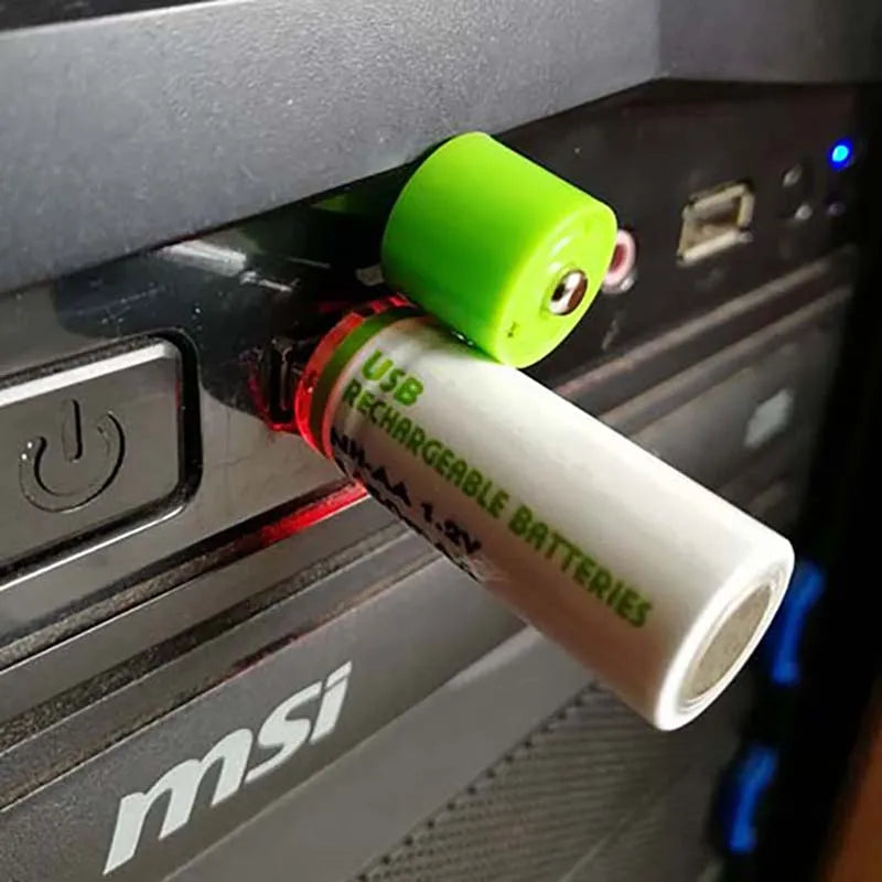 Pilha USB Recarregável de Longa Duração