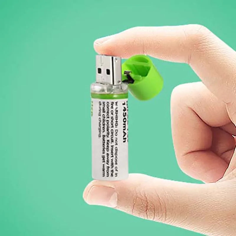 Pilha USB Recarregável de Longa Duração