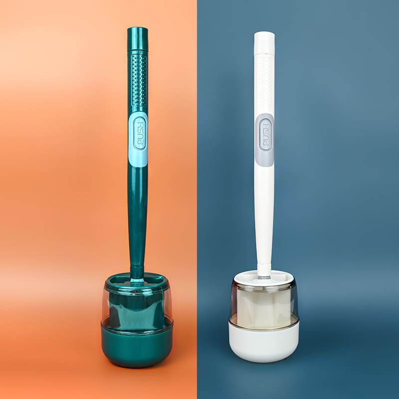 Escova sanitária de silicone com dispensador de sabão