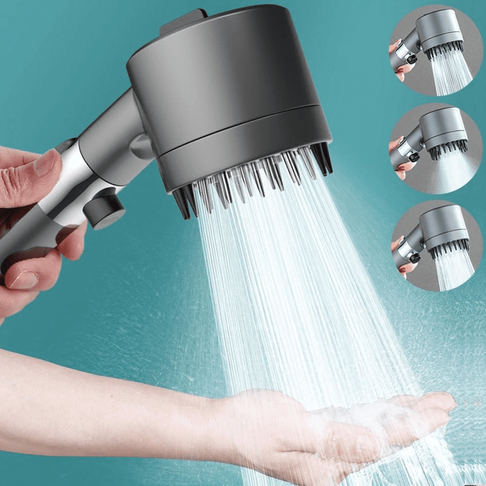 Ducha para Chuveiro com 3 Jatos e Função de Massagem