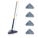 Esfregão triangular rotativo 360