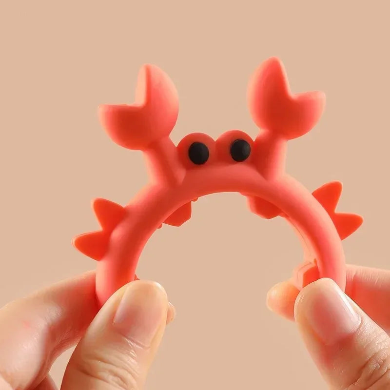 Clipe de Silicone Multifuncional para Utensílios - Kit 6 unidades