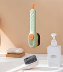 Mini escova com dispensador de sabão