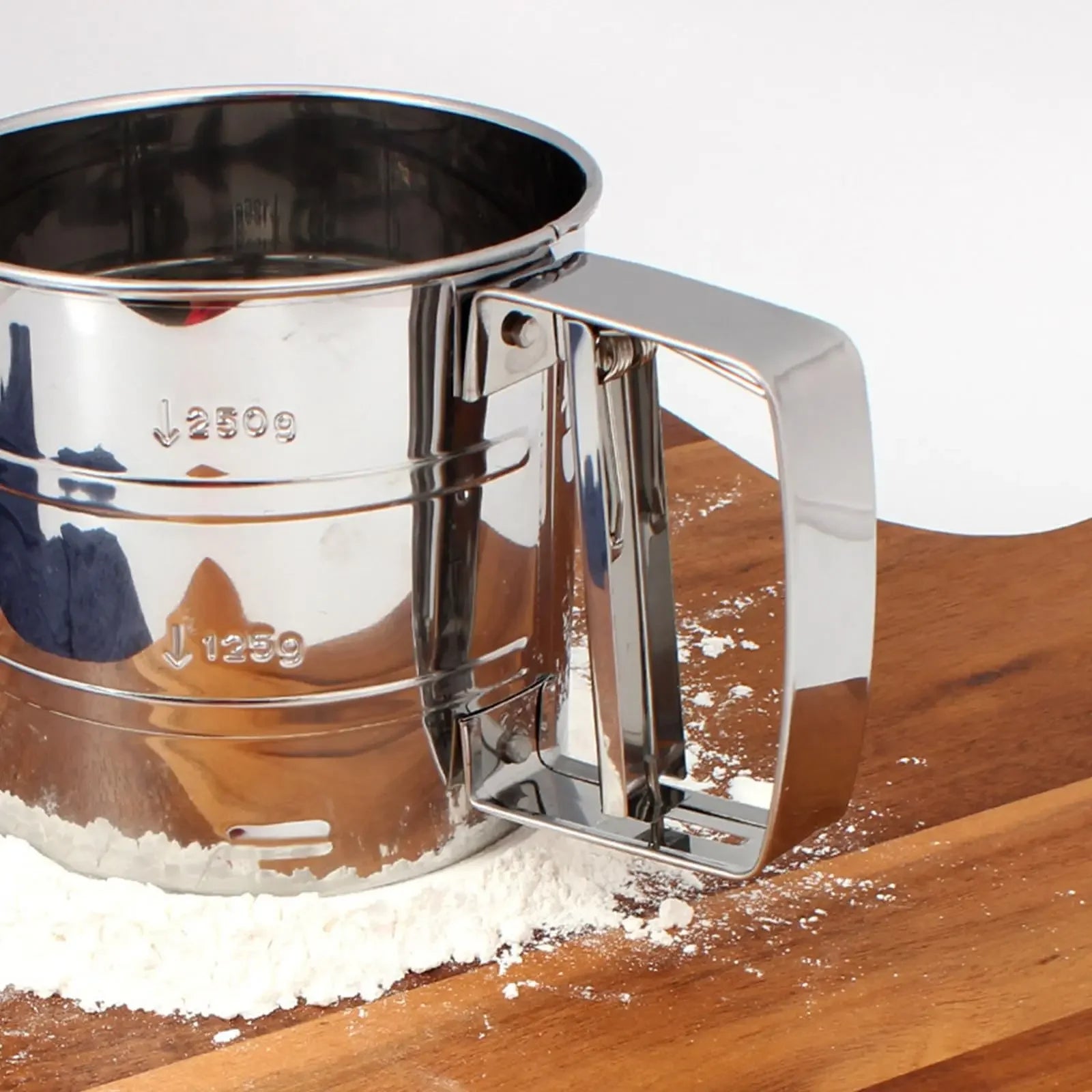 Peneira Manual Inox com Prensa