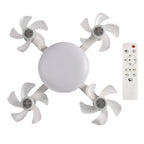 Ventilador de Teto sem Fio com Lâmpada