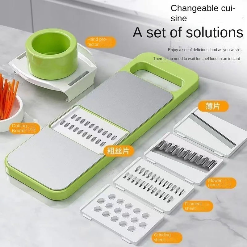 Ralador Mágico 5 em 1 – Praticidade e Agilidade na Cozinha