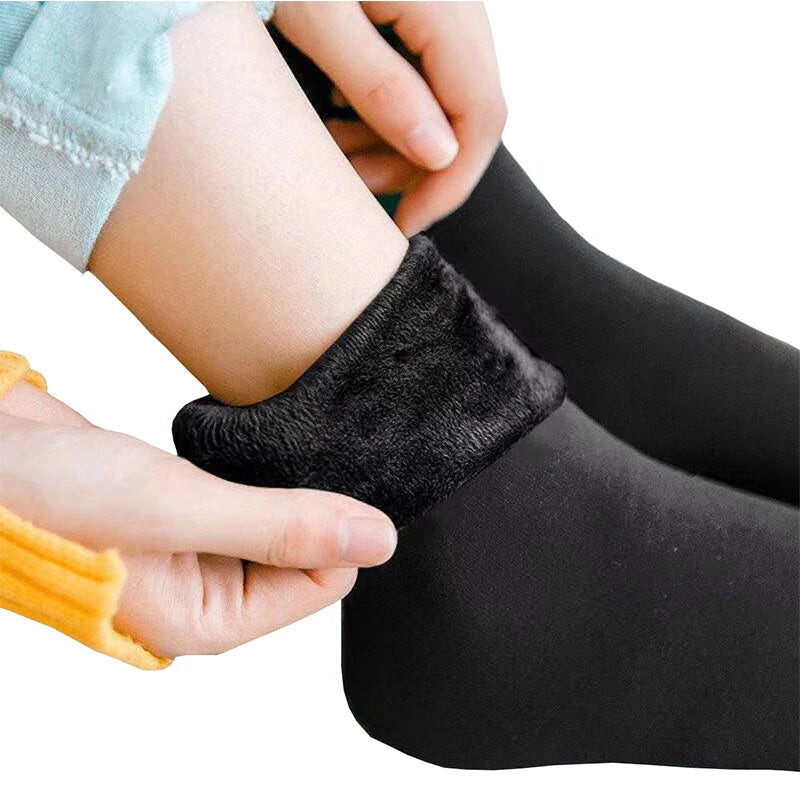 Meias NeveLux – Térmicas de Lã e Caxemira (5 Pares)
