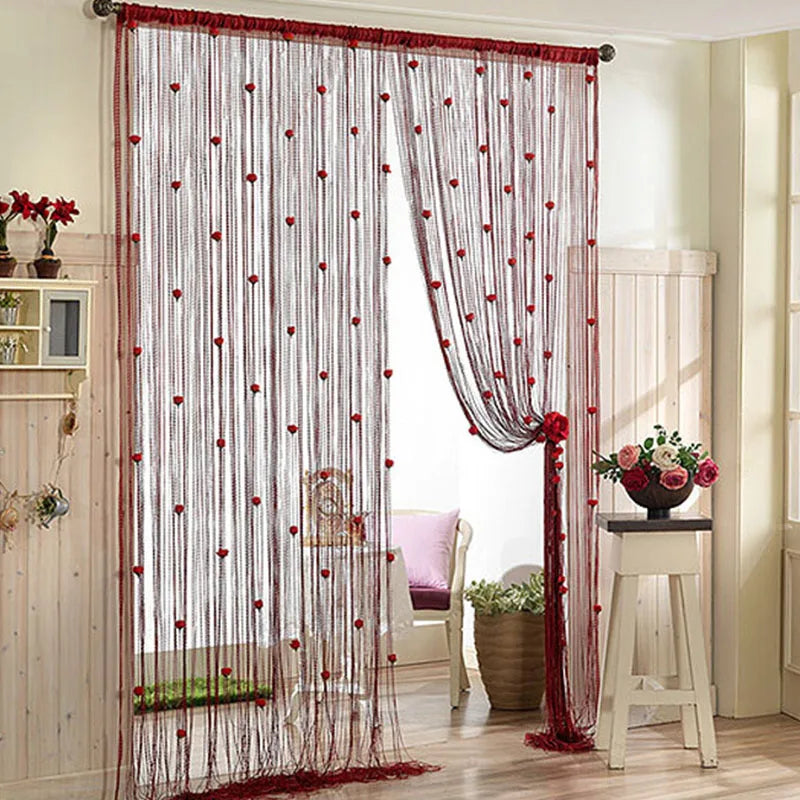 Flor de Seda – Cortina Decorativa