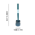 Escova sanitária de silicone com dispensador de sabão