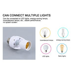 Adaptador de Lâmpada com Sensor de Movimento PIR E27/E26 – Soquete Inteligente