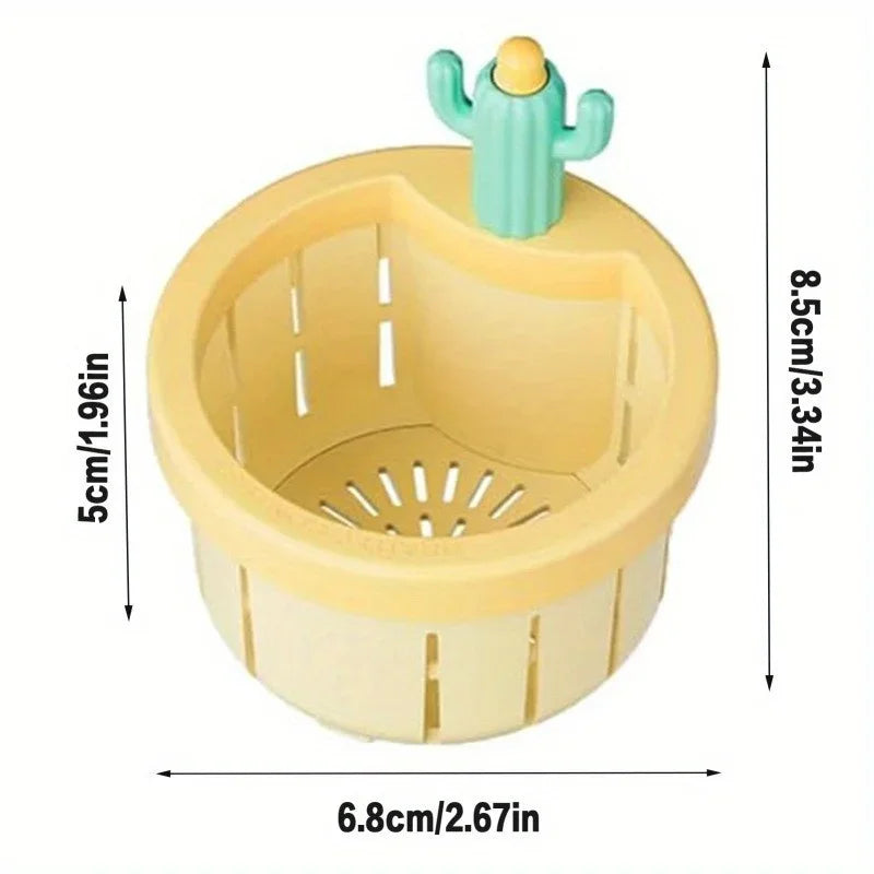 Coletor Automático de Resíduos Cactus – Filtro para Pia
