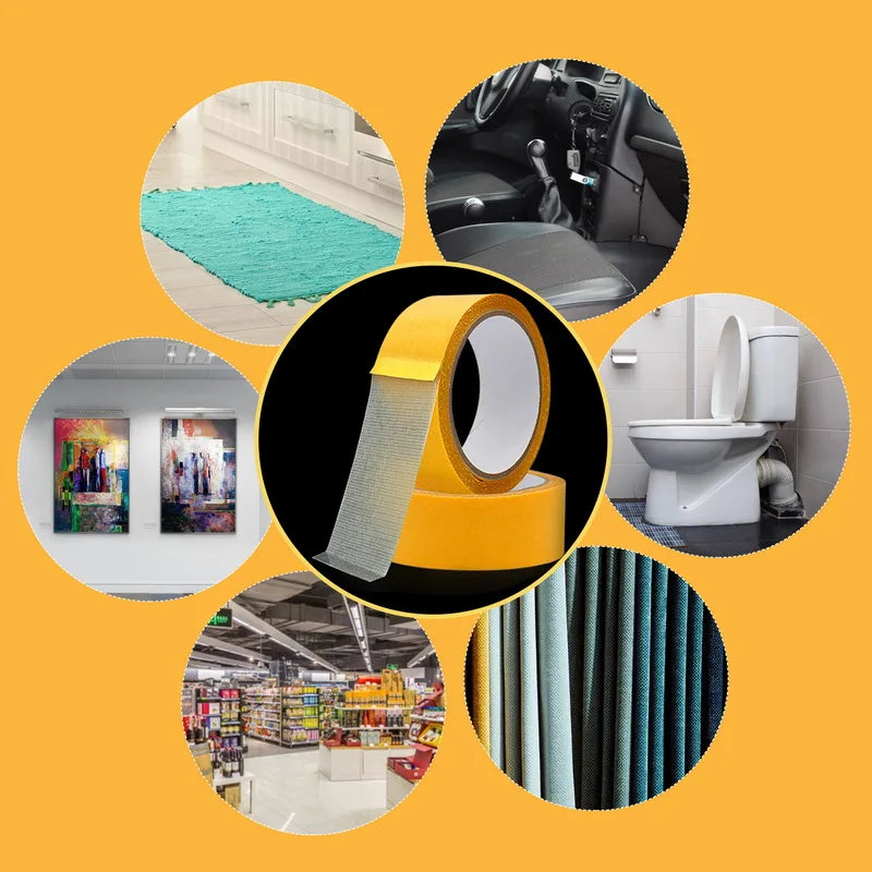 Fita Dupla Face Alta Fixação com Malha e Impermeável