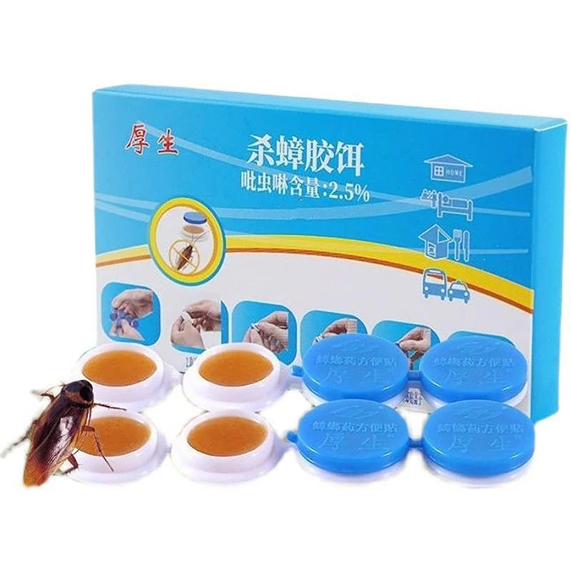 Armadilha Adesiva Anti-Baratas – 8 Peças, Longa Duração