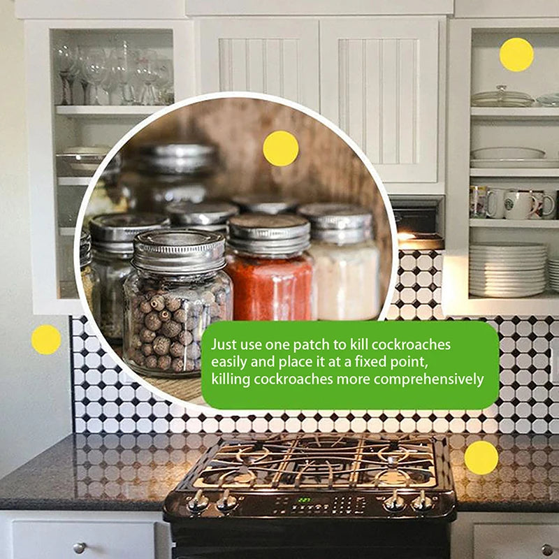 Armadilha Adesiva Anti-Baratas – 8 Peças, Longa Duração