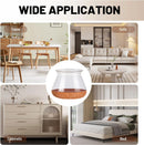 Protetores de Silicone com Feltro para Móveis - Kit 32 Peças