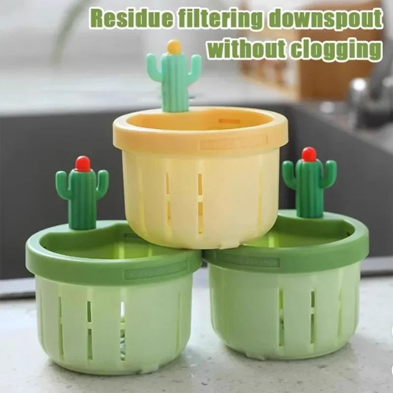 Coletor Automático de Resíduos Cactus – Filtro para Pia