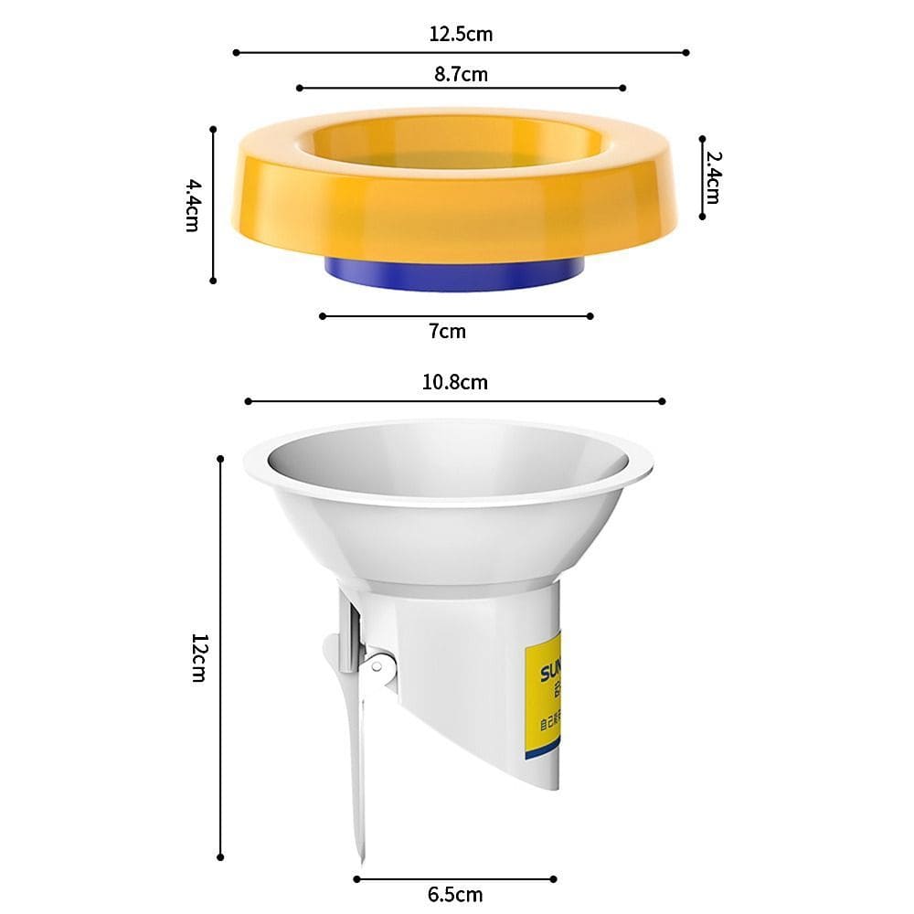 Anel Universal para Vaso Sanitário - 100% livre de mau cheiro
