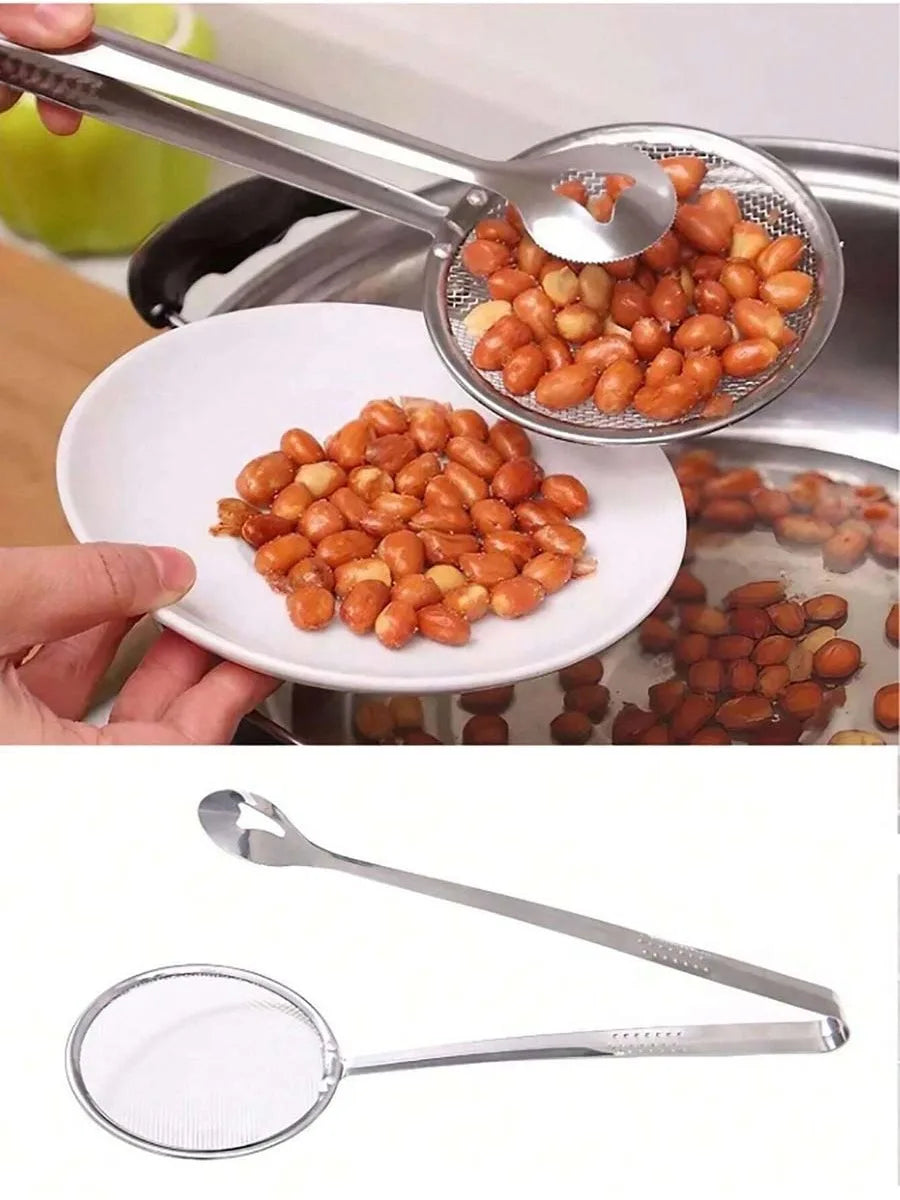Pegador de Alimentos com Coador e Escorredor Multifuncional - Compre 1 e Leve 2