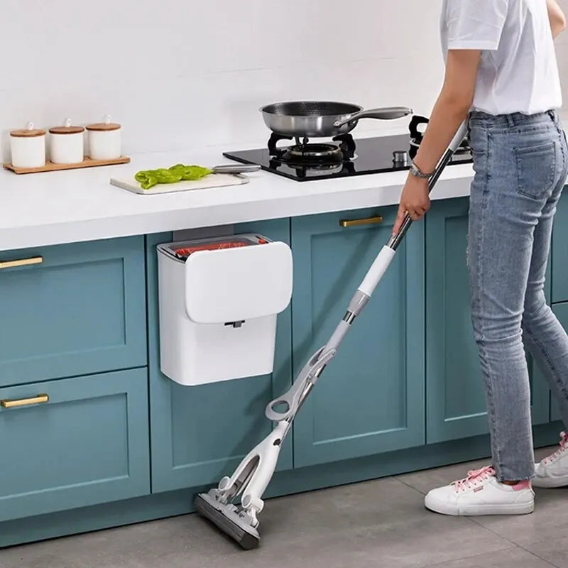 Lixeira Suspensa com Tampa 10L – Praticidade para Cozinha e Banheiro