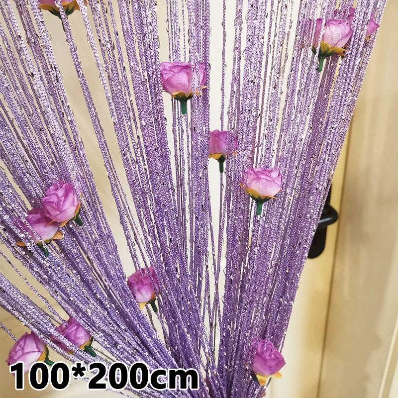 Flor de Seda – Cortina Decorativa