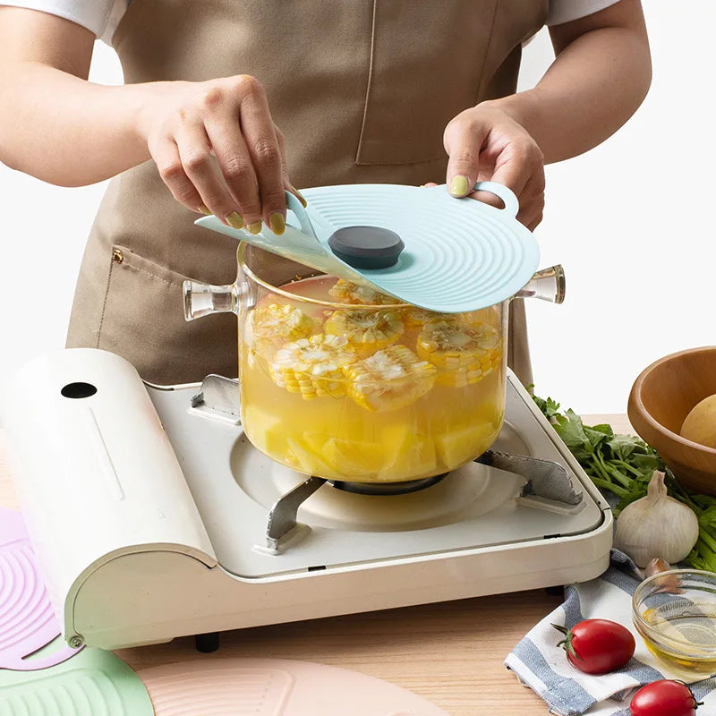 Tampa Protetora de Silicone – Antirrespingo e Antivazamento | Kit Completo 5 Unidades