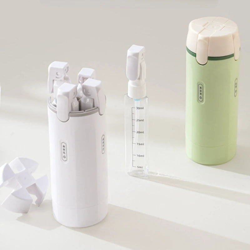 Frasco Organizador 4 em 1 para Cosméticos