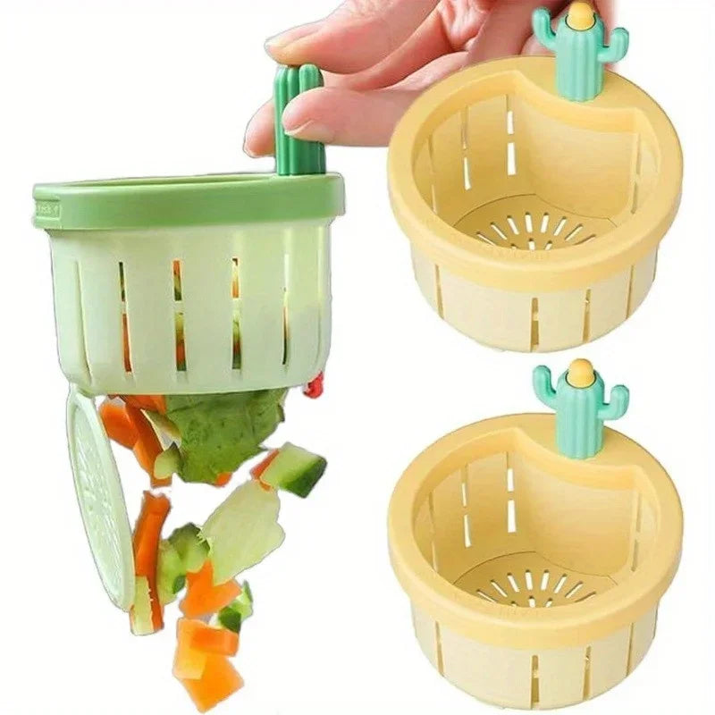Coletor Automático de Resíduos Cactus – Filtro para Pia