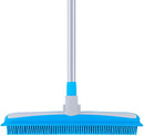 Vassoura 2 em 1 com Rodo Flexível - Cerdas de silicone