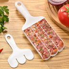 Espátula e garfo para fazer bolinhos sem sujar as mãos