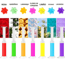 Gel adesivo para aromatizar o ambiente e evitar bactérias